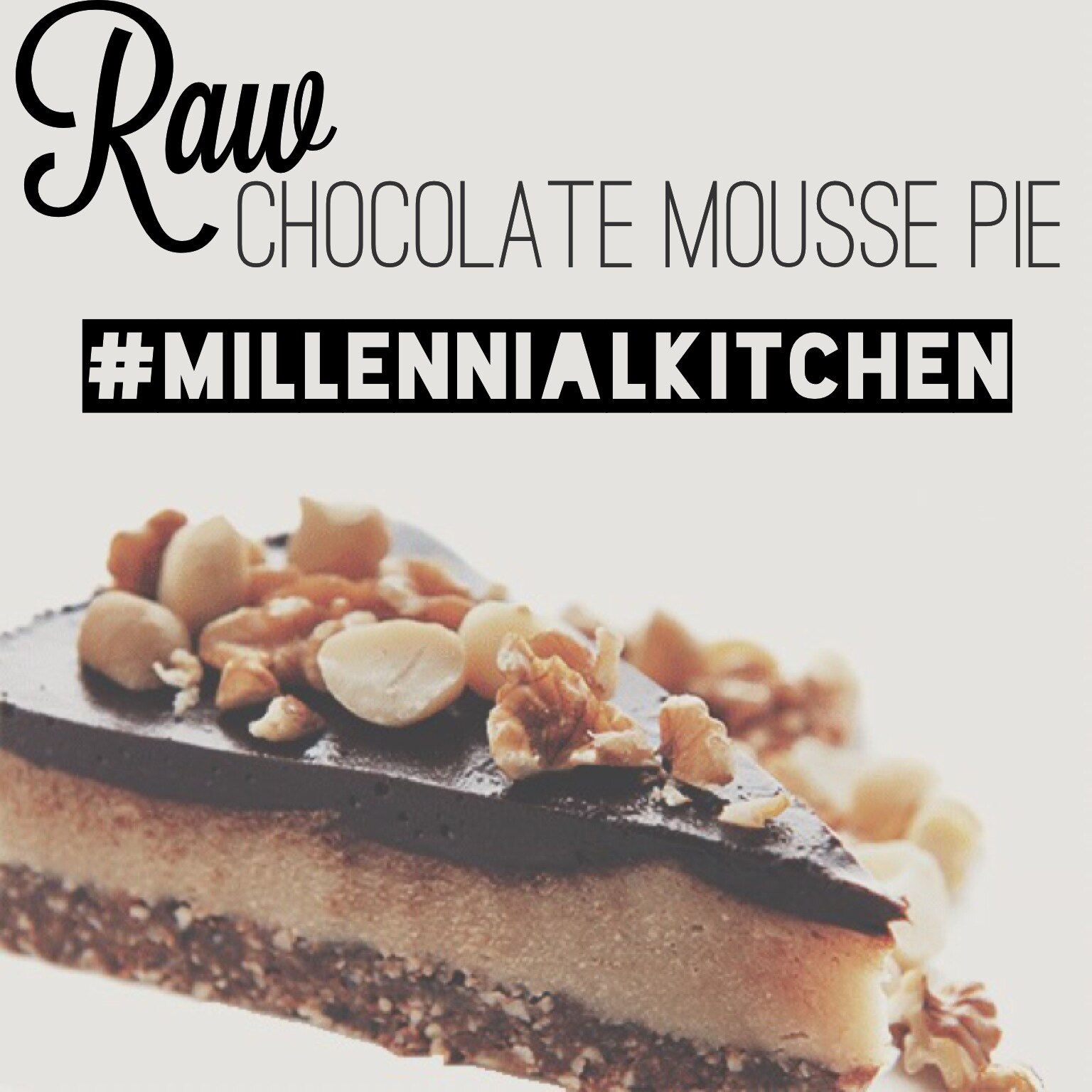 Recipe: Raw Chocolate Mousse Pie