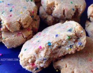 Cake Batter Protein Cookies