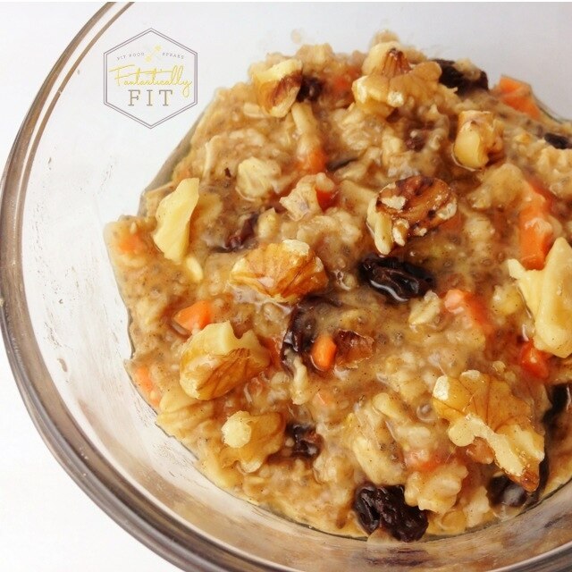 Carrot Cake Oatmeal  Carrot Cake Tea-Infused Oatmeal