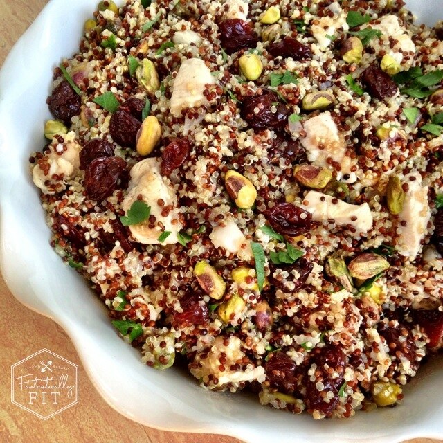 Cherry-Pistachio Quinoa Salad Cherry-Pistachio Quinoa