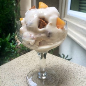 Peachy Frozen Yogurt Recipe