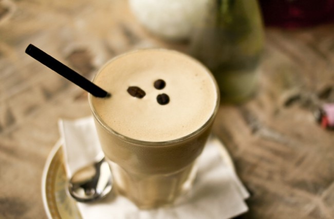Coffee-Peanut Butter Smoothie Rise 'n Grind Coffee Smoothie