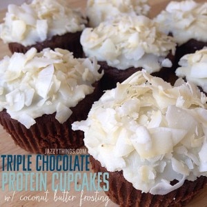 Chocolate Cupcakes with Coconut Frosting