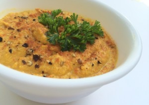 Carrot & Coriander Hummus Recipe