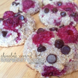 Dark Chocolate Raspberry Cookies Recipe