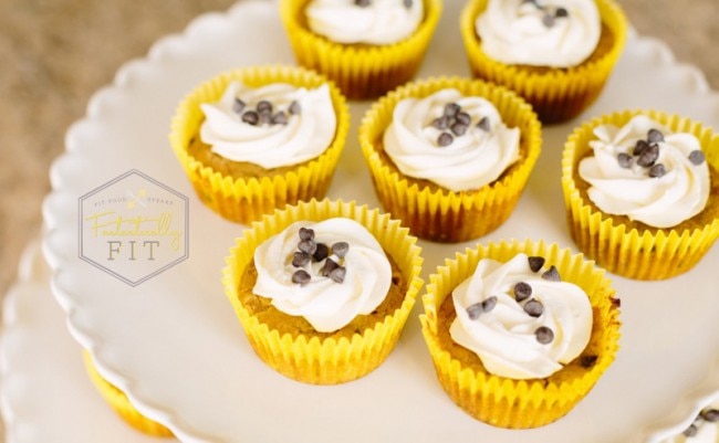 Chocolate Chip Cupcakes Clean-Eating Chocolate Chip Cupcakes