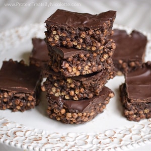Mint Chocolate Crispy Treats