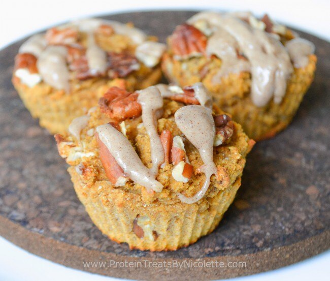 Sweet Potato Muffins with Protein Icing