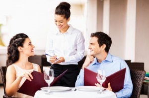 Gluten-Free Couple at Restaurant