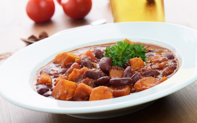 Sweet Potato & Black Bean Chili Black Bean-Sweet Potato Chili