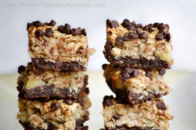 Oat Bars Recipe with Chocolate Crust