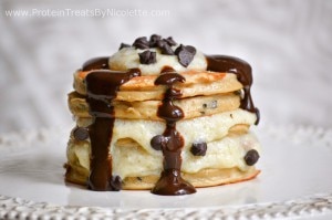 Chocolate Chip Recipe: Pancakes with Cookie Dough Cream