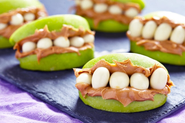 Kid Friendly Monster Teeth Recipe for Halloween