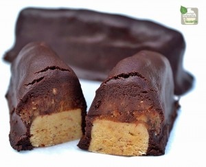 Chocolate-Covered Caramel Biscuits
