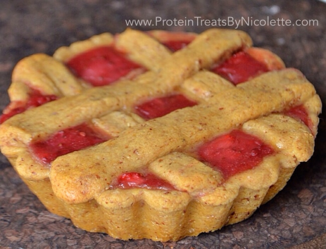 Protein-Rich Strawberry Pie