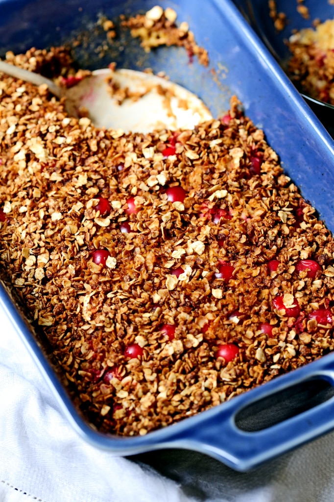 Bakes Oatmeal With Cranberries