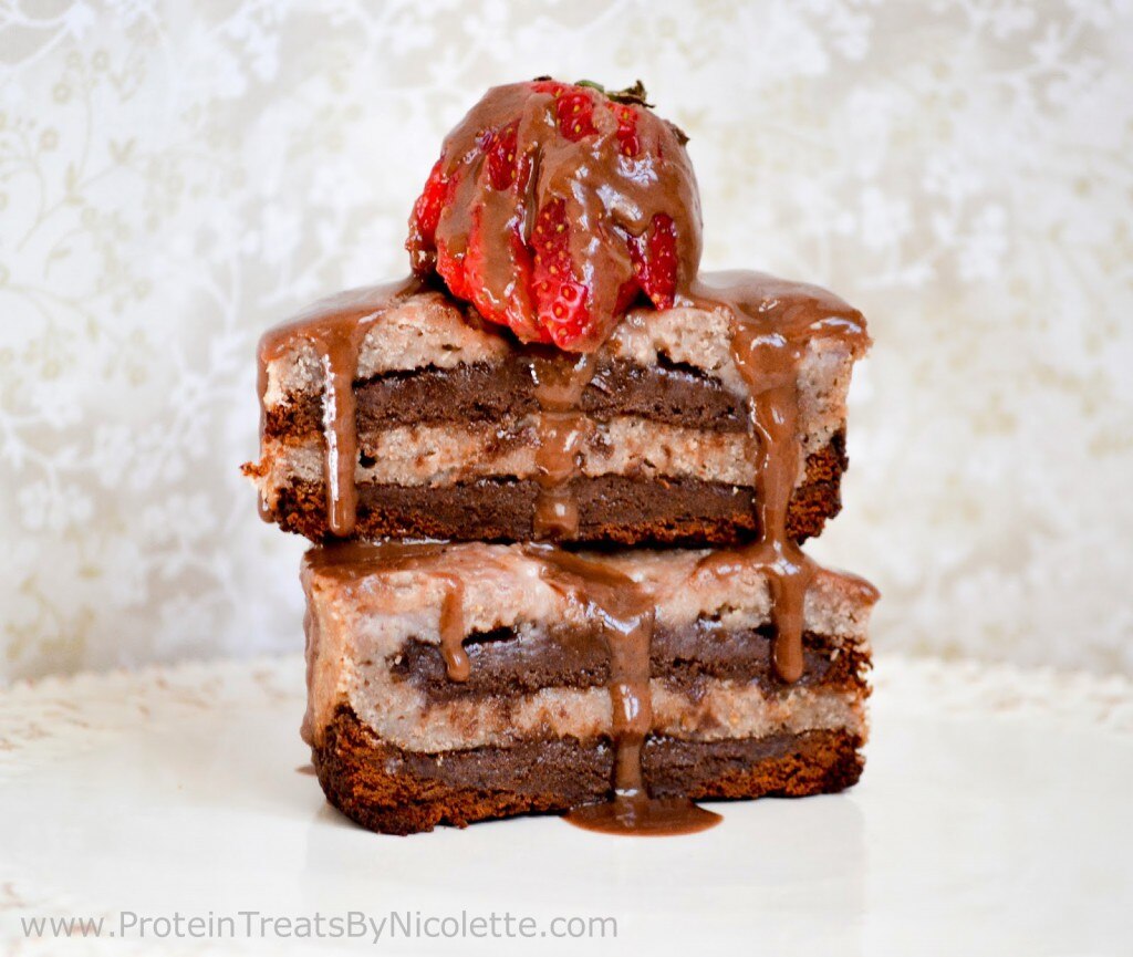 Recipe: Single-Sized Chocolate-Strawberry Layered Cake