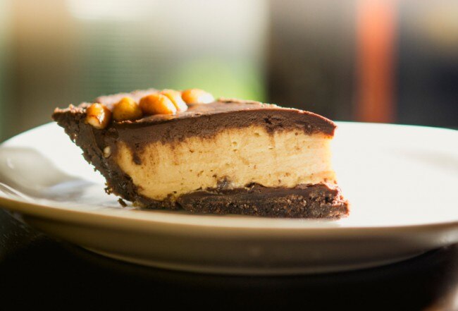 Chocolate-Almond Butter Pie Raw Chocolate-Almond Butter Pie