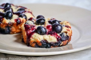 Blueberry-Vanilla Protein Cake Recipe