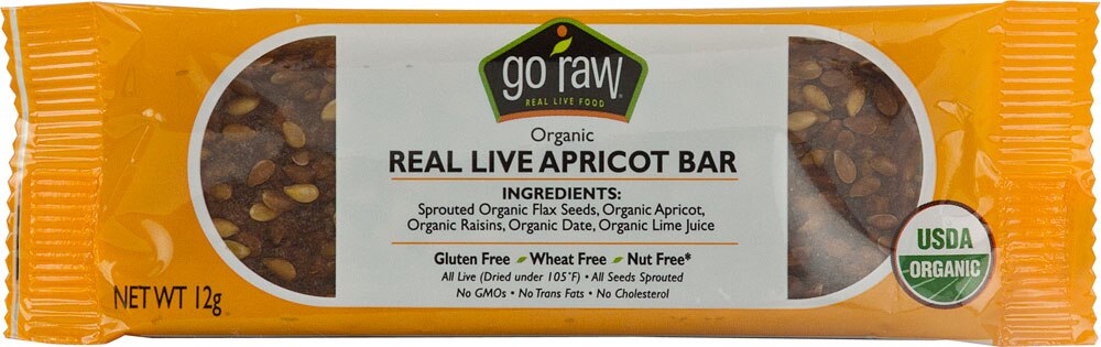 Go Raw Real Live Apricot Bar