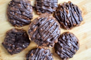 Low-Cal Chocolate Peanut Butter Cookies
