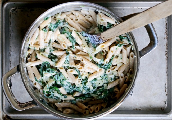 Penne With Lemon Bechamel Sauce Gluten-Free Penne With Lemon Bechanel Sauce
