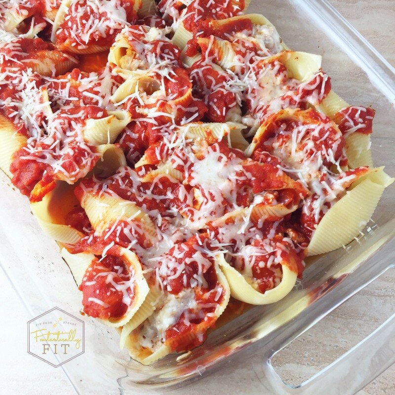 Italian Chicken Sausage Stuffed Shells