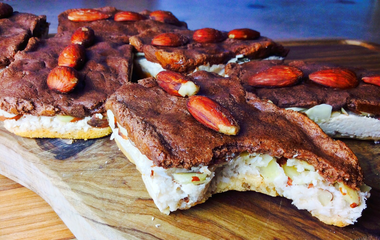 Chocolate Almond Coconut Snack Bar Recipe  Almond-Coconut Bars