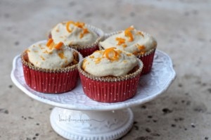Vegan Orange and Carrot Cake Cupcakes
