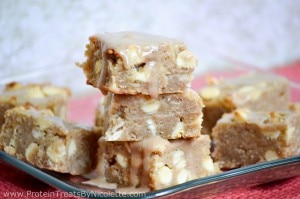 Blondies Recipe: White Chocolate with Protein