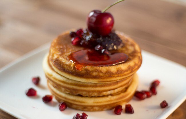 Black Cherry Protein Pancakes Black Cherry & Chocolate Pancakes