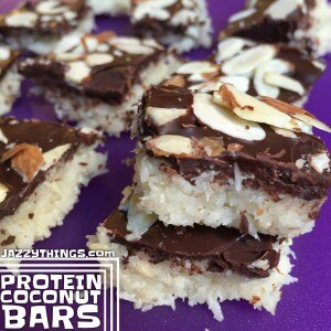 Homemade Chocolate-Coconut Protein Bars