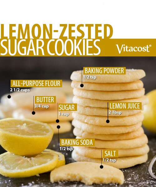 Lemon-Zested Sugar Cookies