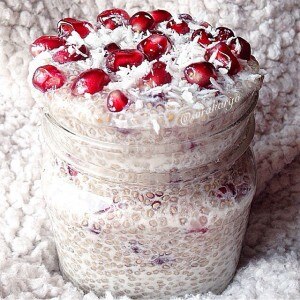 Pomegranate Chia Seed Pudding