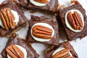 Chocolate Turtle Candy Bars
