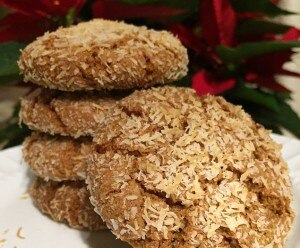 Coconut Flour Crinkle Cookies