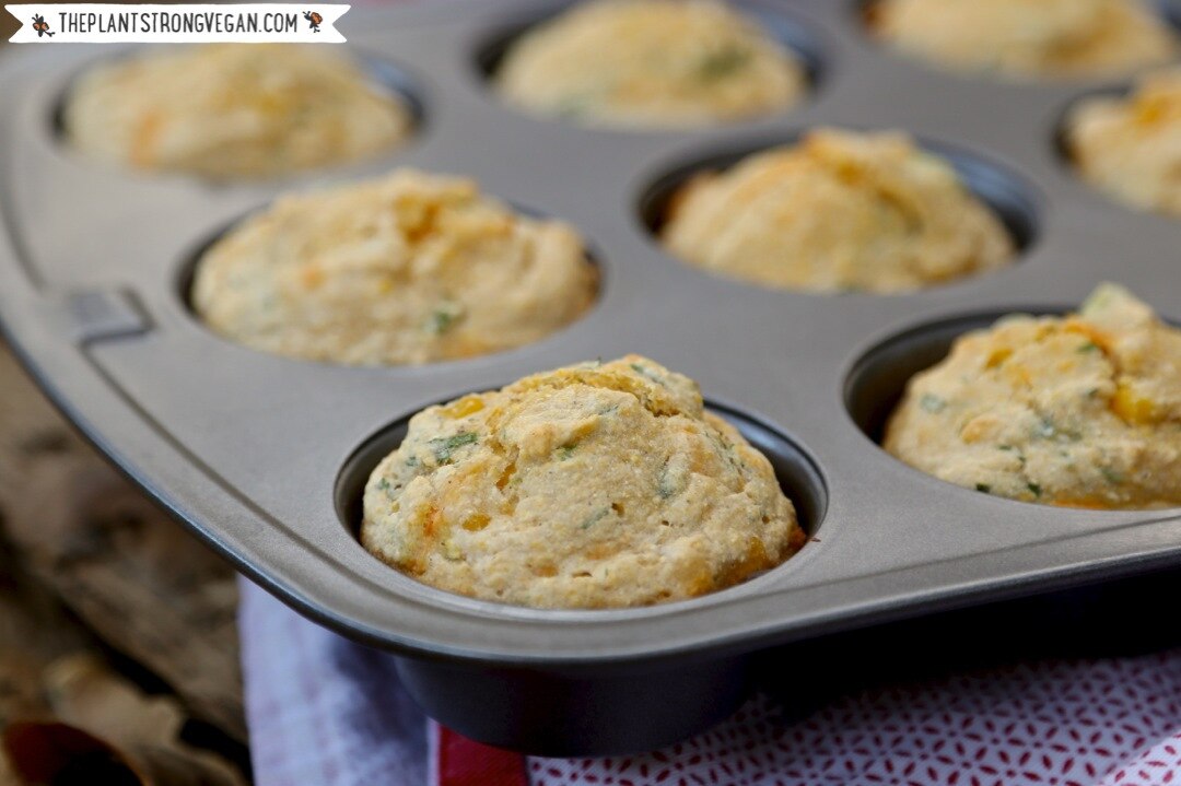 Jalapeño-Cheddar Cornbread Muffins  Zesty Cheddar Cornbread Muffins Recipe