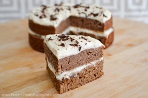 Chocolate Fudge Protein Cake