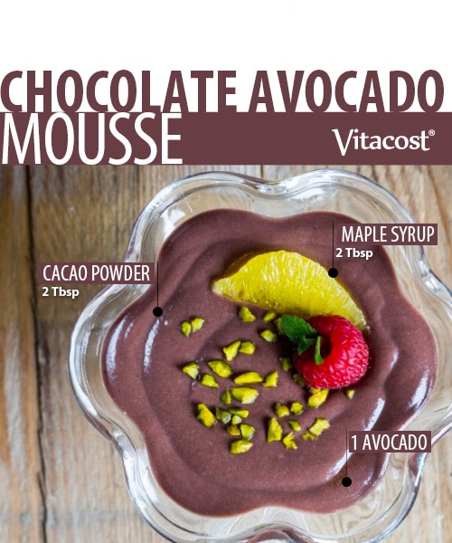 3-Ingredient Chocolate Avocado Mousse