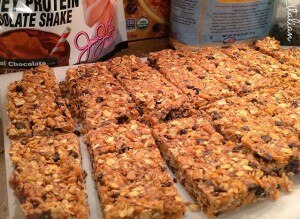 Peanut Butter-Chocolate Chip Energy Bars