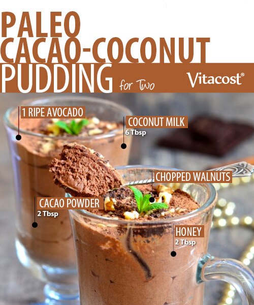 Paleo Cacao-Coconut Pudding for Two