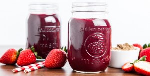 Red Velvet Cake Protein Smoothie
