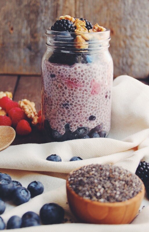 Fruit & Nut Superfood Pudding  Fruit & Nut Chia Seed Superfood Pudding