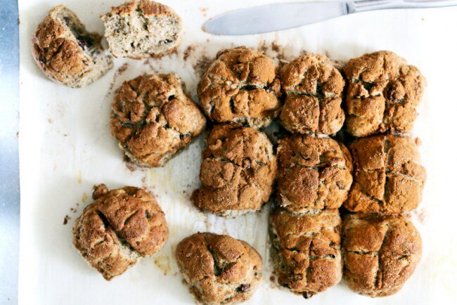 Gluten-Free Pull-Apart Cinnamon Raisin Buns