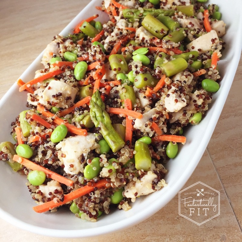 Ginger & Miso Quinoa With Chicken Recipe Ginger & Miso Quinoa With Chicken