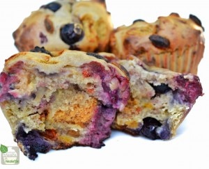 Mixed Berry Protein Muffins