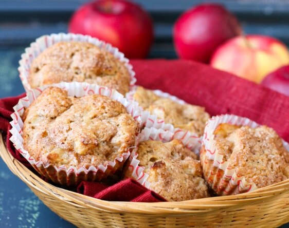 Spiced Whole Wheat Apple Muffins Recipe 