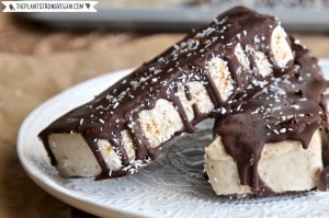 Chocolate-Covered Coconut Ice Cream Bars