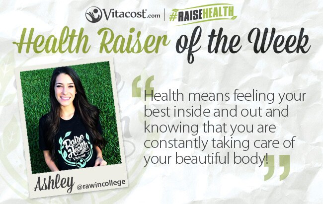 The Health Raiser Spotlight is on Ashley Ashley: Health Raiser of the Week