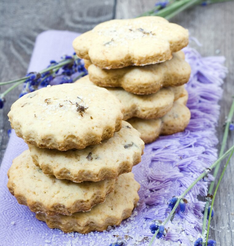 Lavender Shortbread Cookies Earl Gray Lavender Shortbread